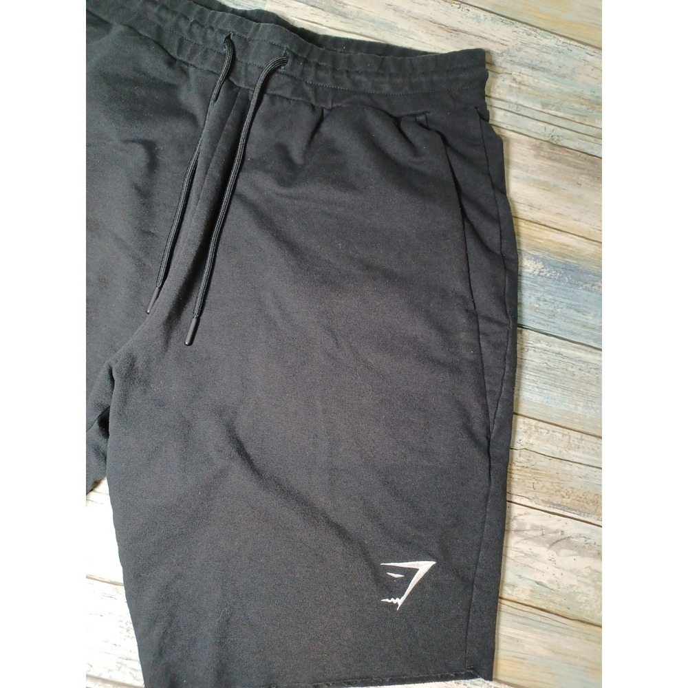 Gymshark Mens Black Meduim Cutoff Shorts Workout Gym